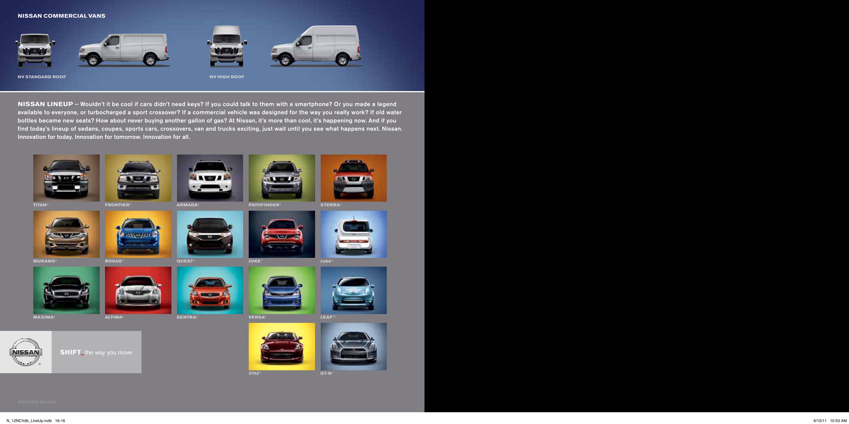 2012 Nissan NV Cargo Brochure Page 3